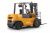 Бензиновый автопогрузчик JAC CPQD50 mini